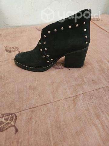 Botines negros de cuero original - Imagen 4
