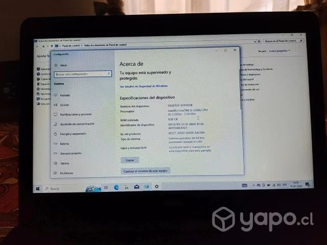 Notebook Dell Latitud 3450