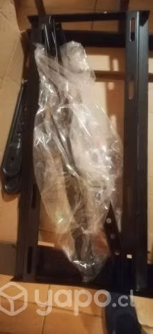 Rack de vidrio y soporte Tv