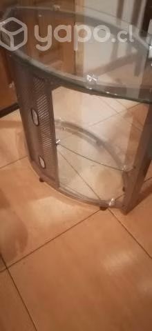 Rack de vidrio y soporte Tv - Imagen 3
