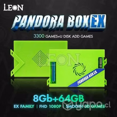 Bartop Arcade Pacman Pandora Box 3300 Juegos