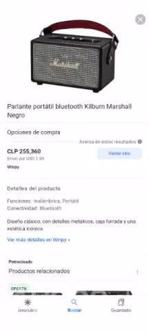 Parlante Marshall Kilburn