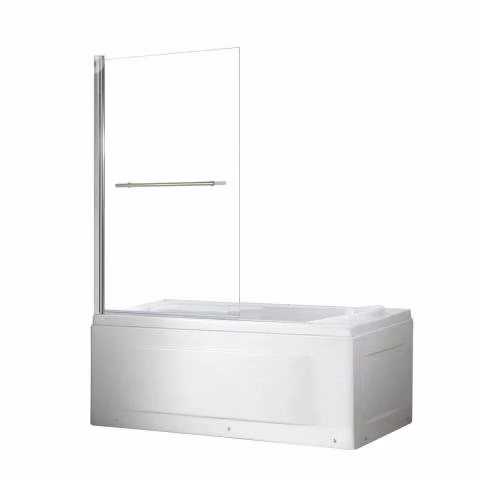 Mampara baño abatible Bariloche 140x90cm 5mm