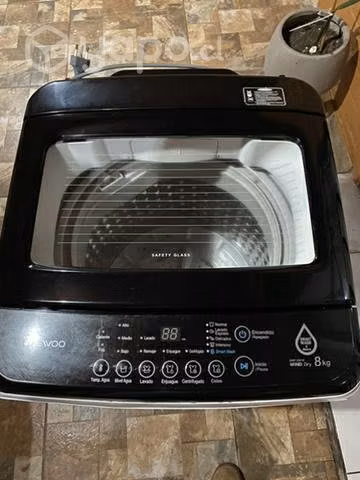 Lavadora daewoo es de 8 kilos