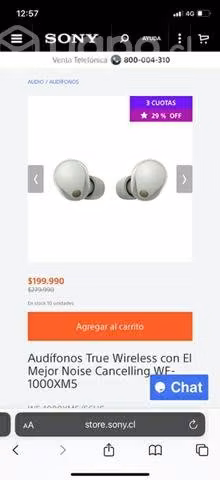 Audífonos sony