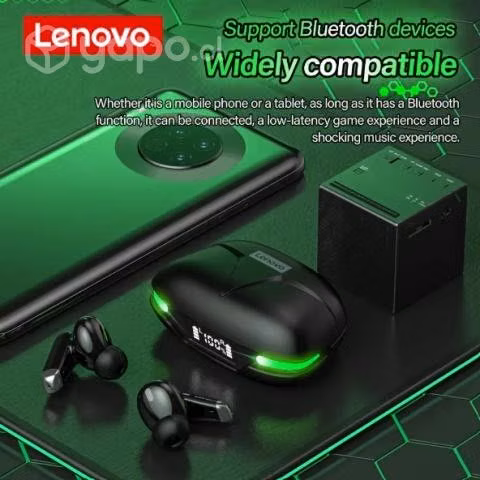 Espectaculares audífonos bluetooth Lenovo. Nuevos