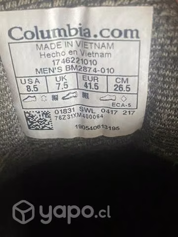Zapatillas Columbia a prueba de agua