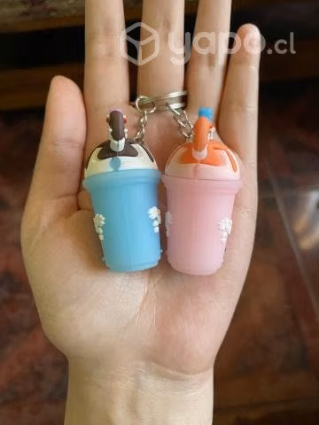 Pareja de llaveros cute de helado - Imagen 2
