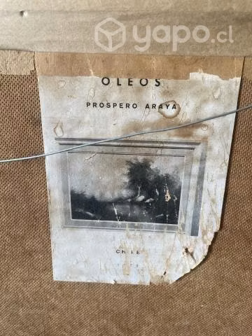 Pintura al óleo . Pintor chileno - Imagen 2