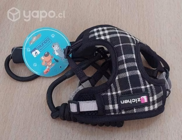 Zapatillas para perros + arnés con paseador