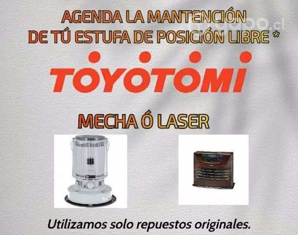 Mantención de estufas a parafina y pellet