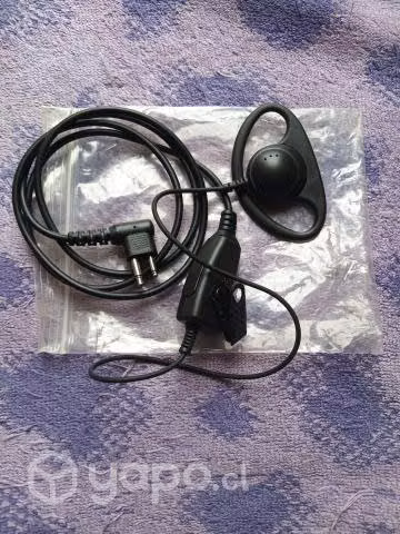 Auricular y microfono para radio motorola ep 450