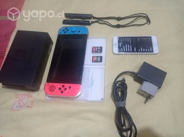Se permuta iPhone 8 y Nintendo switch