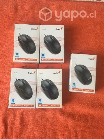 Pack de 7 mouse con cable para pc - nuevos
