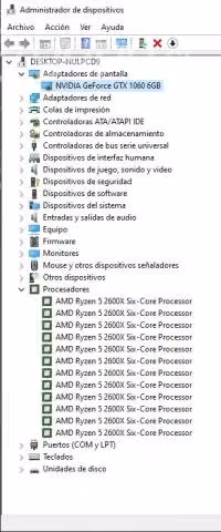 PC Gamer Usado 1060 GTX RYZEN 5 2600X