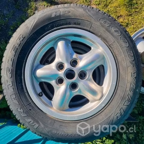 7 Llantas Aluminio Aro 16x7"