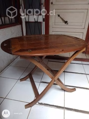 Antigua mesa de apoyo con alas - Imagen 4