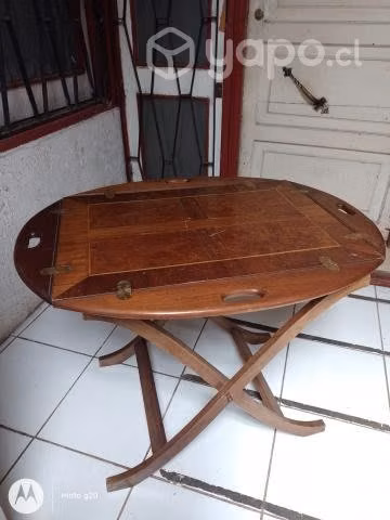 Antigua mesa de apoyo con alas - Imagen 3
