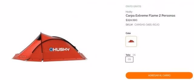 Carpa 4 estaciones nueva
