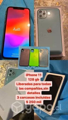 IPhone 11,color verde agua se vende o permuta