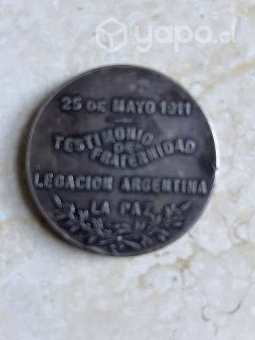 Moneda Legación Argentina 1911