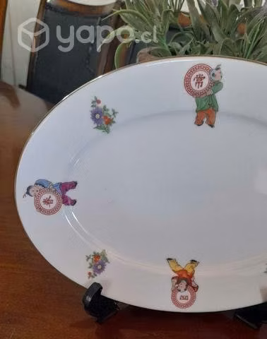 Platos ovalados