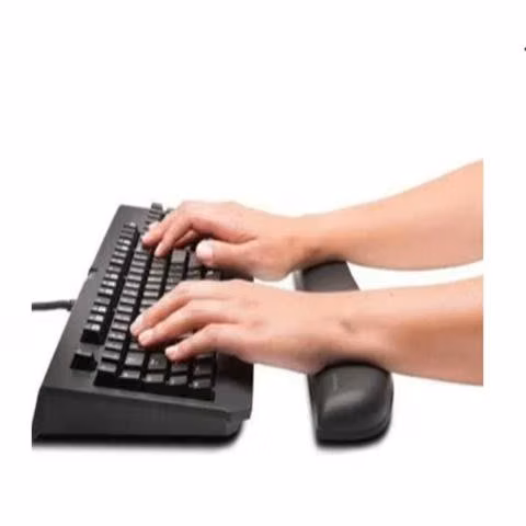 Apoya muñeca teclado genius. pad teclado negro - Imagen 3