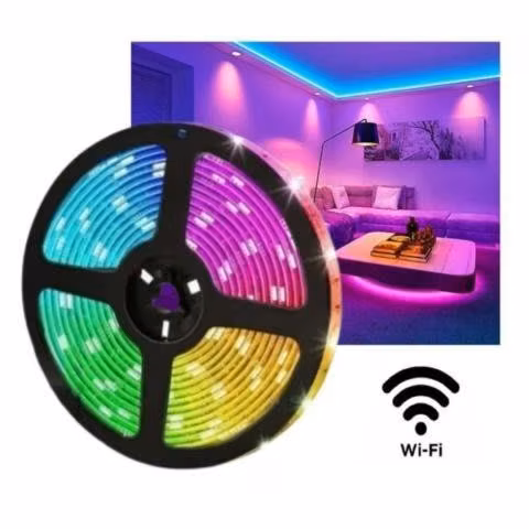 Cinta Led Smart Wifi 5mt 24w 16 Multicolor Tik Tok