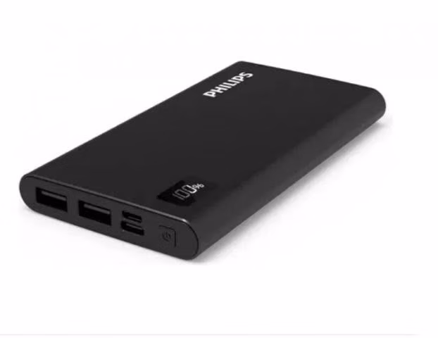 Power Bank Philips 2 Puerto Usb Y Type-C