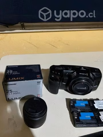 Blackmagic pocket cinema 4k ,LENTE Y DJI RONIN M