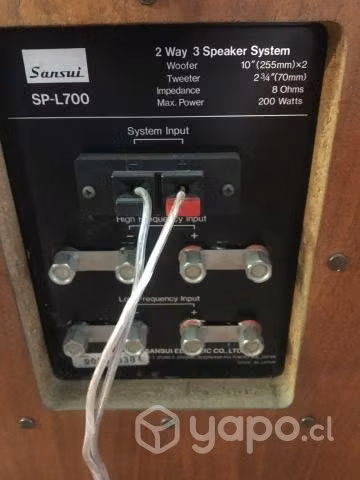 Parlantes sansui sp-l700