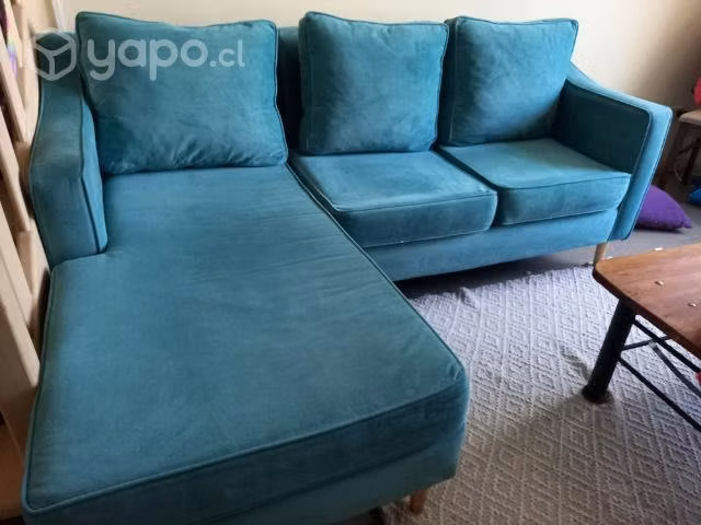 Sillon L material suave