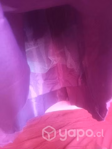 Vestido de gala talla 16 morado