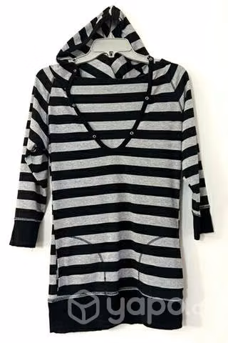 Blusa Tipo Poleron Marca Marquis Talla S/M Negro
