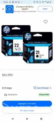 Tinta HP 22 21 - Imagen 2