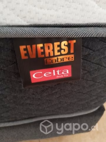 Cama europea 2 plazas Celta Everest cobre - Imagen 3