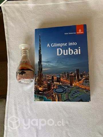 Una mirada a Dubai +adorno de arena y vela