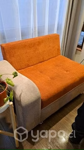 Sillón L con Pouf