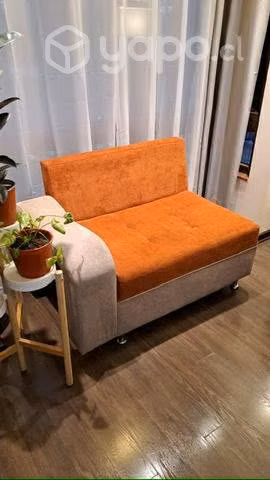Sillón L con Pouf