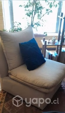 Dos sillones de un cuerpo (poltronas)