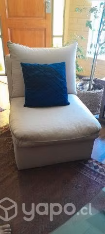 Dos sillones de un cuerpo (poltronas)