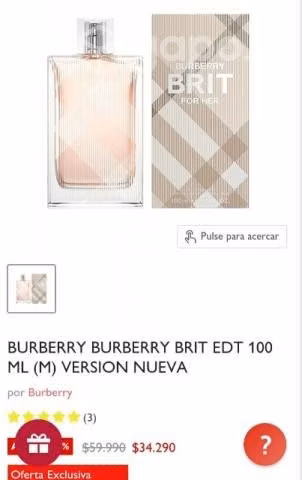 Vendo tester burberry brit 100 ml