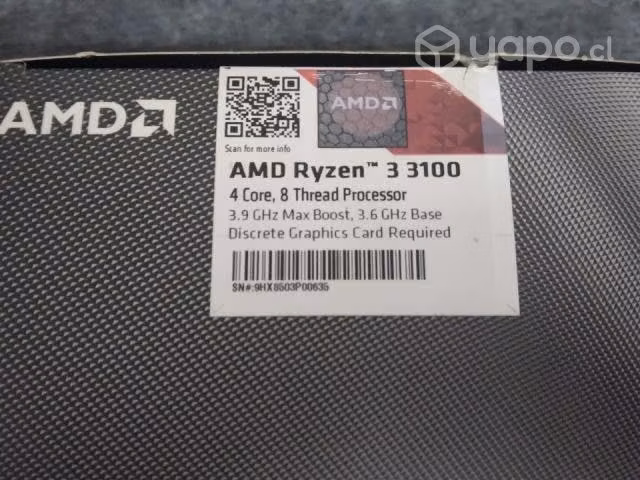 Procesador AMD Ryzen 3 3100