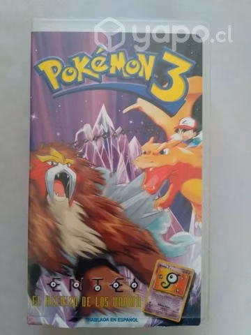 Pokémon película pokémon 3 - vhs