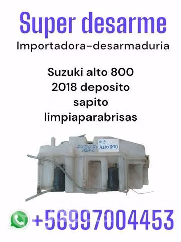Depósito limpia parabrisas sapito Suzuki alto 800