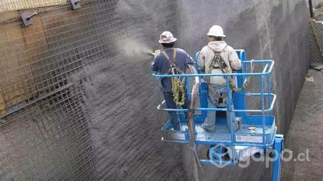 Shotcrete piscinas muros taludes inyecciones