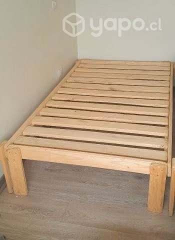 Cama plaza y media con colchon cic