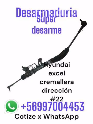 Cremallera de dirección Hyundai Excel