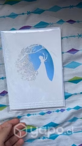 Carta Pop up Frozen elsa disney