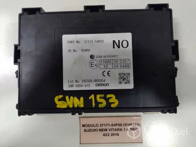 Módulo 37171-54P00 (SVN153) Suzuki New Vitara 1.6